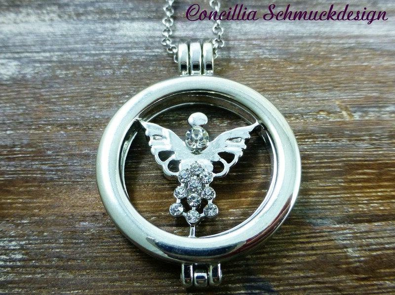 Coin Kette Schutzengel Silber von concilliadesign