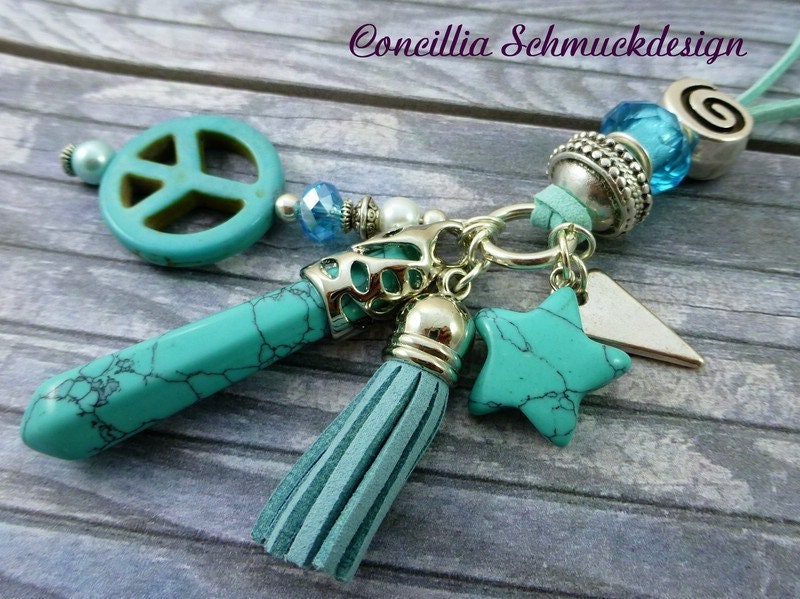 Hippiekette Türkis von concilliadesign