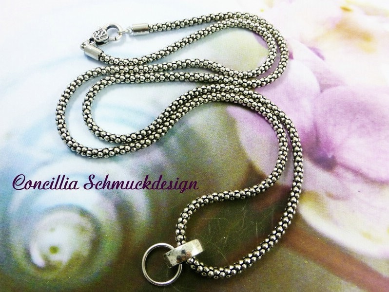 Kette Basic Mit Charmring 80 cm von concilliadesign