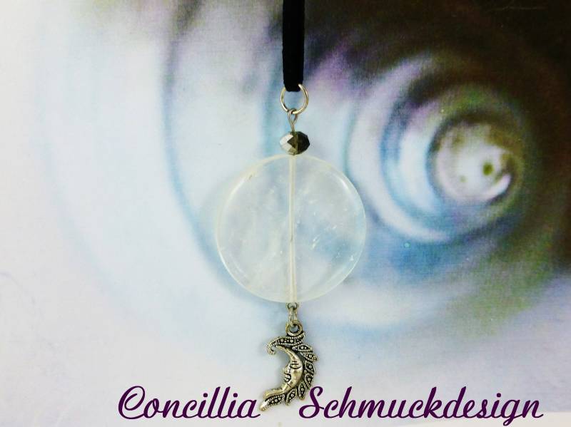 Kette Bergkristall Mit Mond von concilliadesign