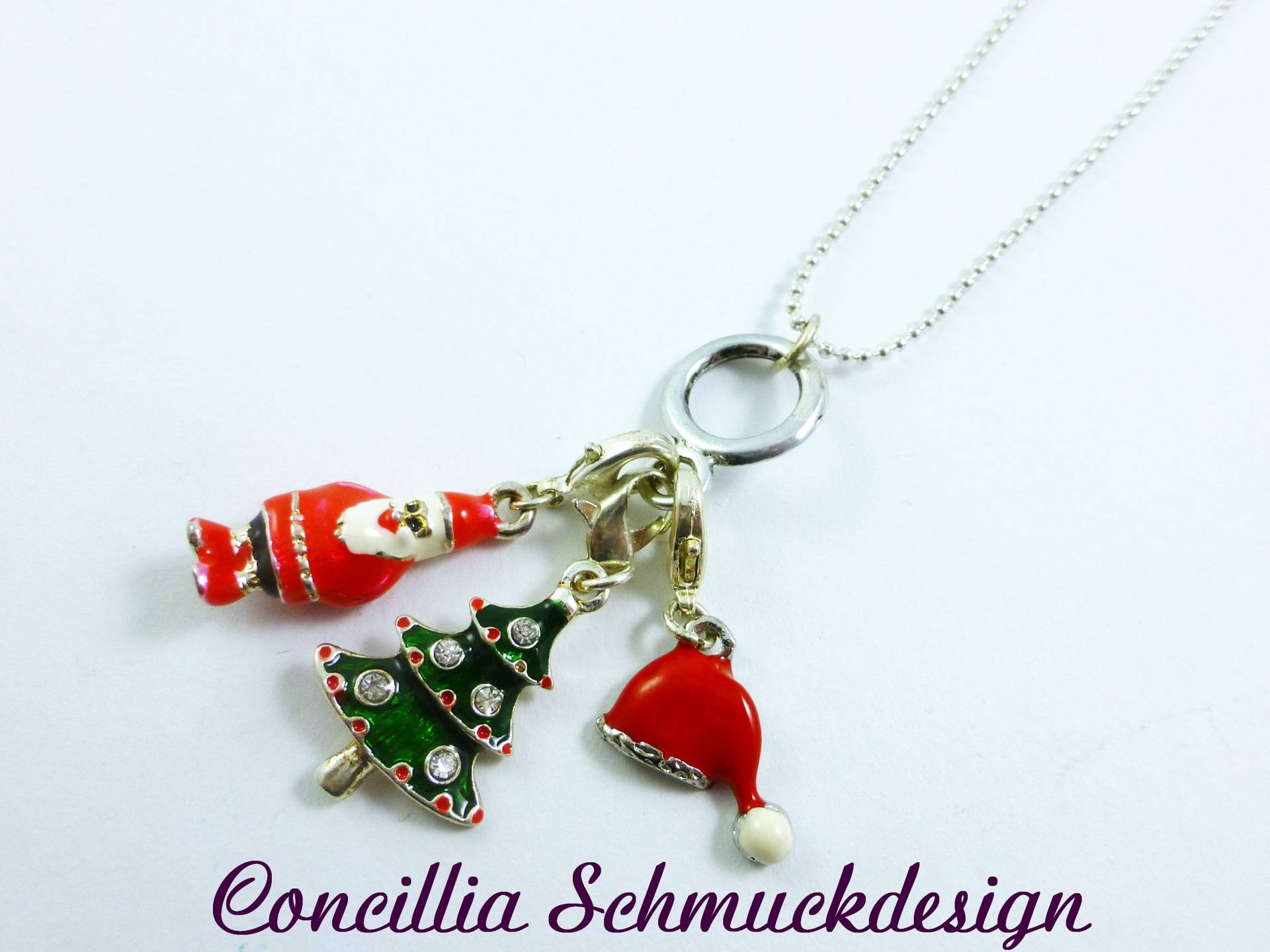 Kette Charms Weihnachten von concilliadesign