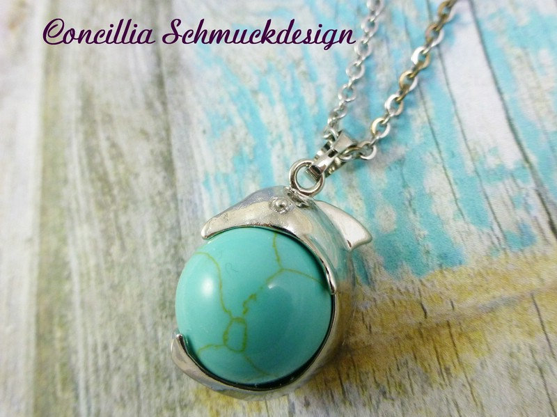 Kette Delfin Türkis von concilliadesign
