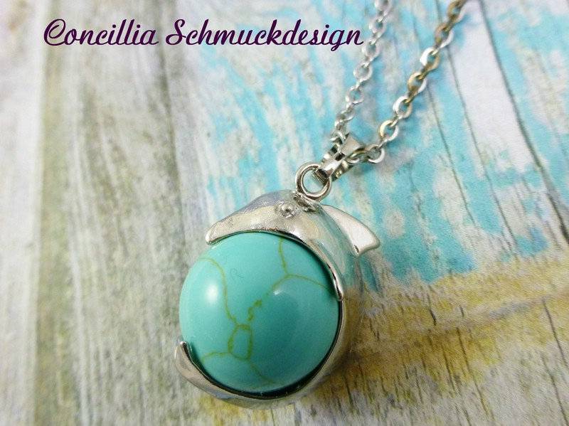 Kette Delfin Türkis von concilliadesign