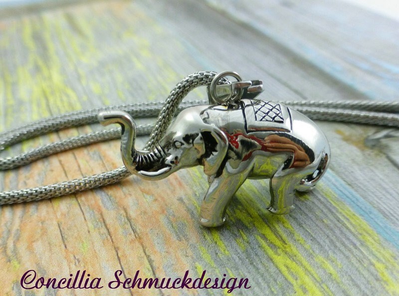 Kette Edelstahl Elefant von concilliadesign