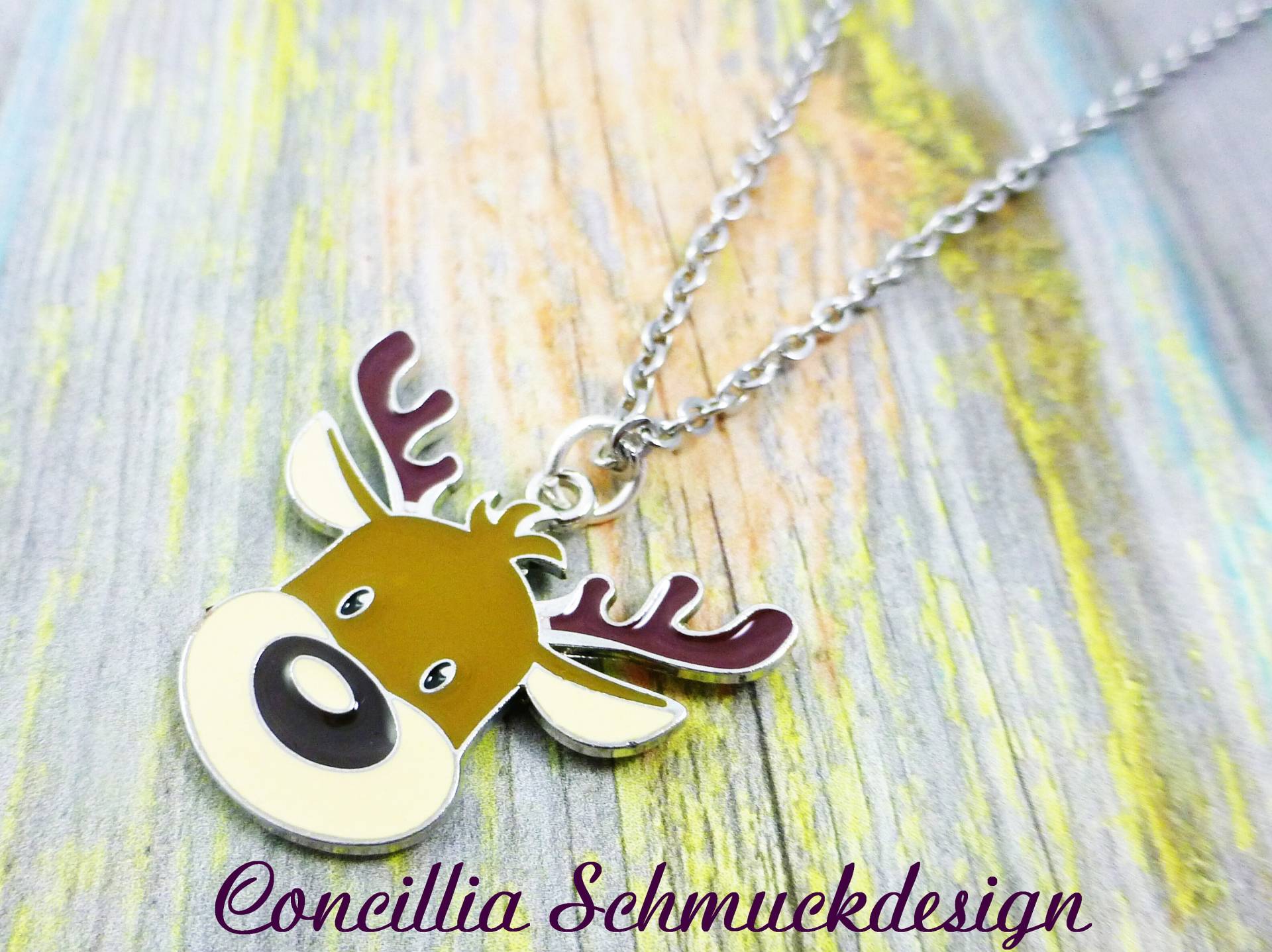 Kette Elch Braun Beige von concilliadesign