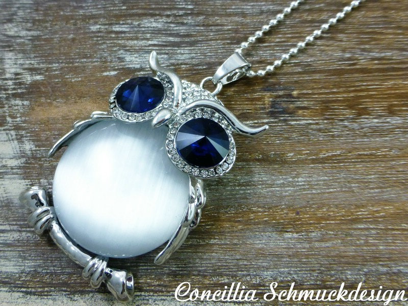 Kette Große Glitzereule von concilliadesign