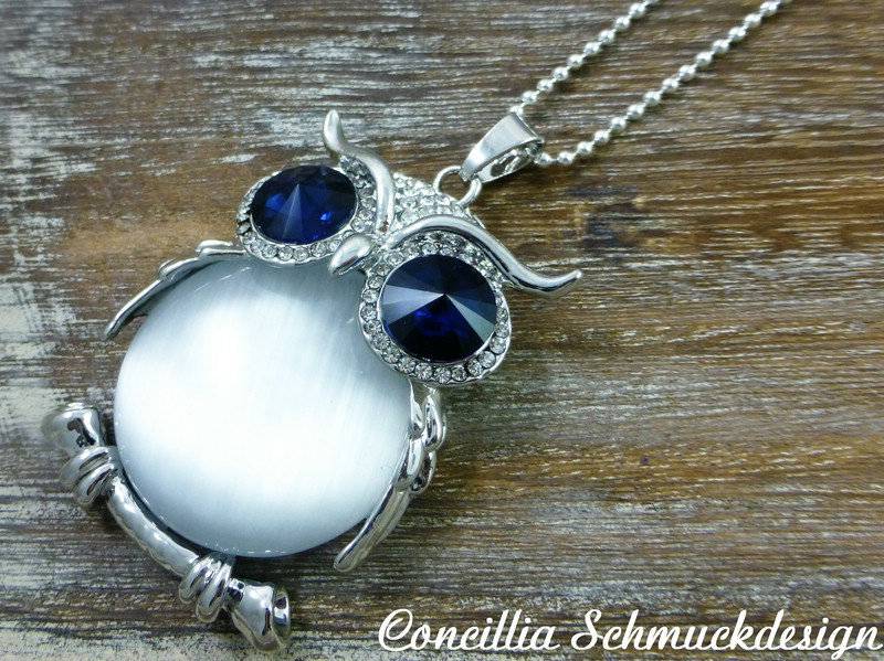 Kette Große Glitzereule von concilliadesign