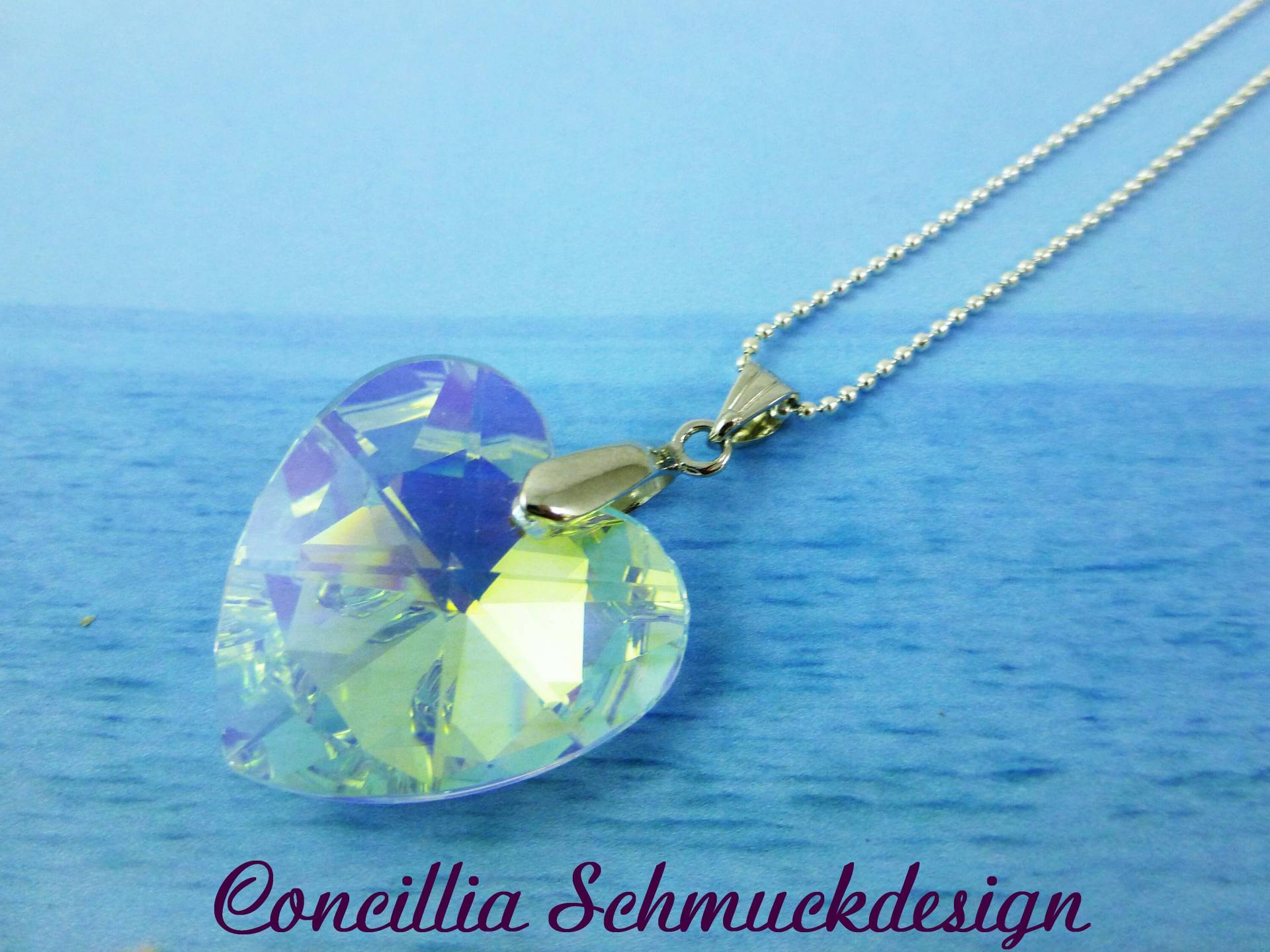 Kette Herz Kristall von concilliadesign