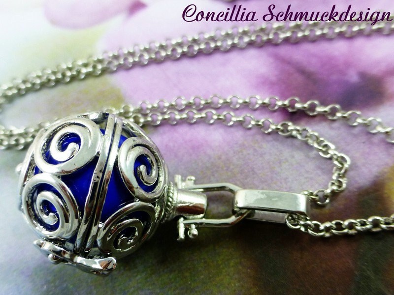 Kette Klangkugel Versilbert von concilliadesign
