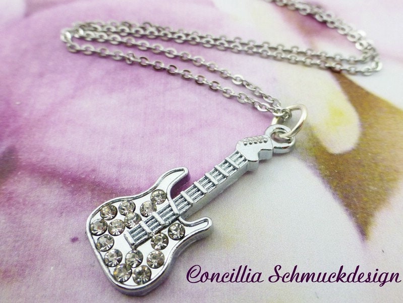 Kette Kleine Glitzergitarre von concilliadesign