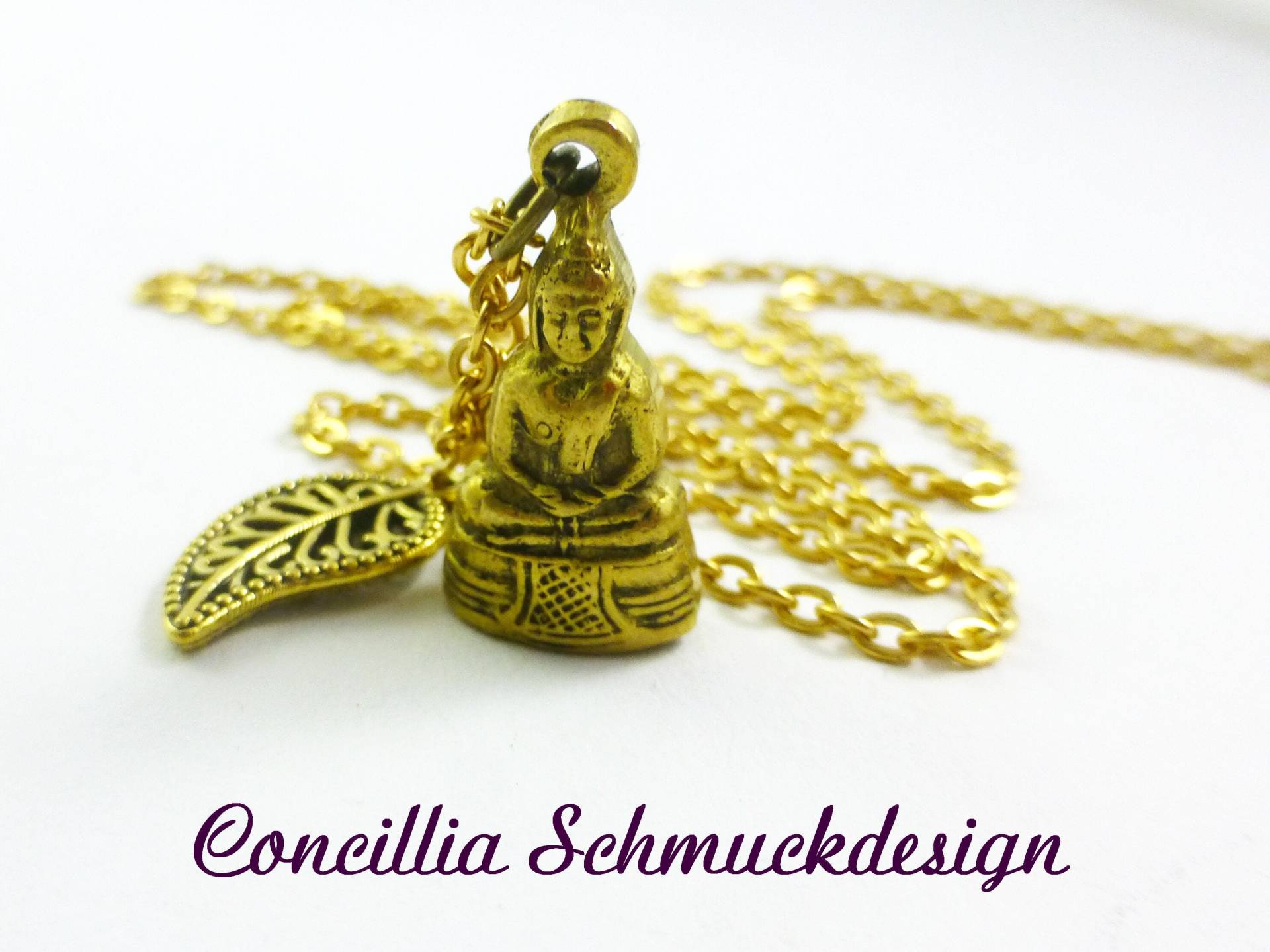 Kette Kleiner Buddha Bronze von concilliadesign