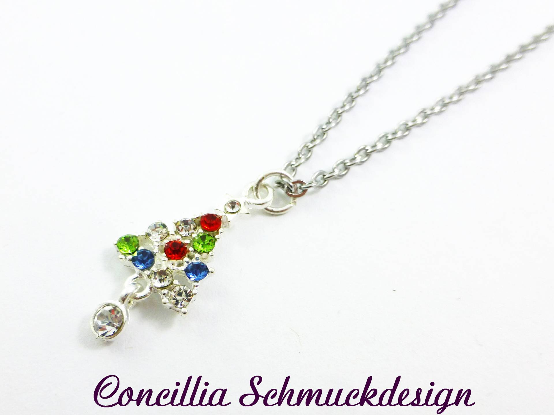 Kette Kleiner Weihnachtsbaum Funkelnd von concilliadesign