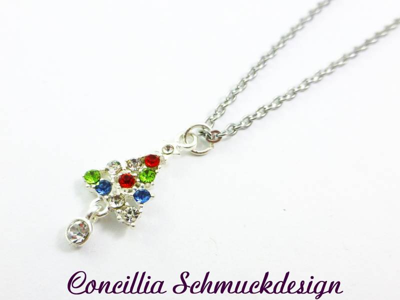 Kette Kleiner Weihnachtsbaum Funkelnd von concilliadesign