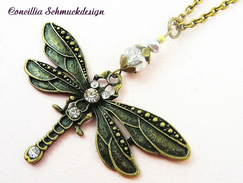 Kette Libelle Vintage Bronze von concilliadesign