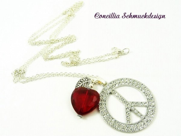 Kette Love & Peace von concilliadesign