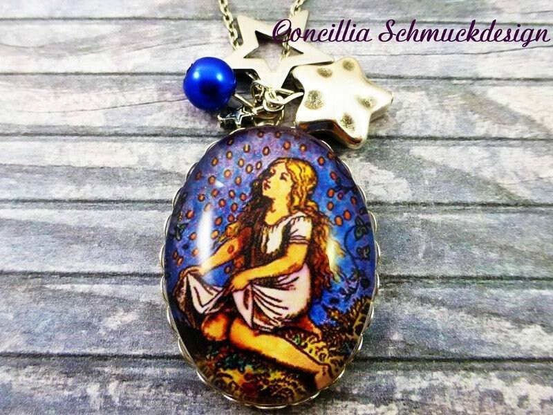 Kette Märchen Blau Silber von concilliadesign