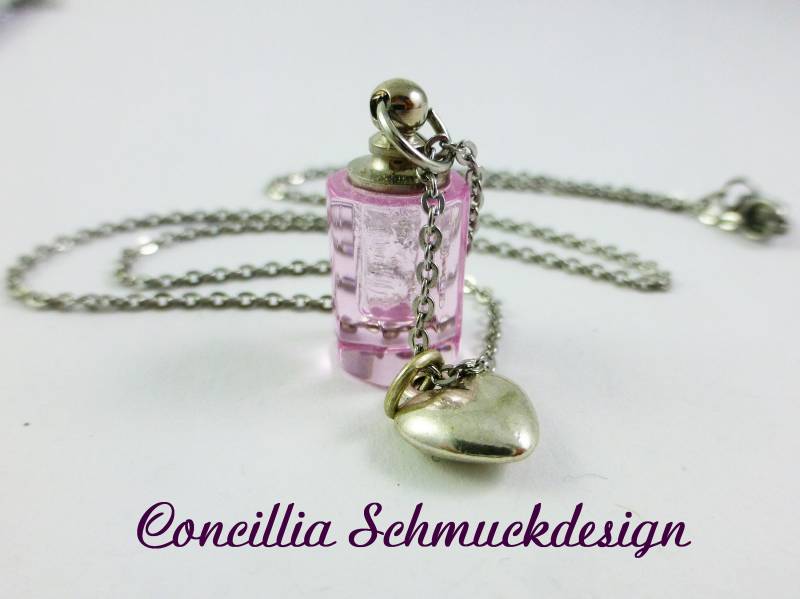 Kette Mini Fläschchen Rosa von concilliadesign