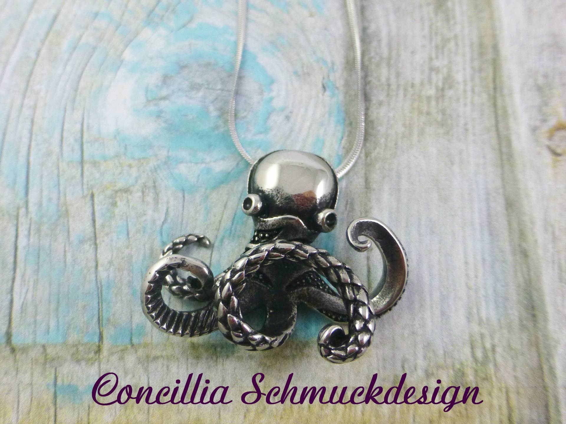 Kette Octopus Massiv Edelstahl von concilliadesign