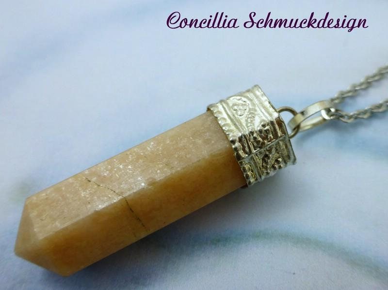 Kette Orangencalcit von concilliadesign
