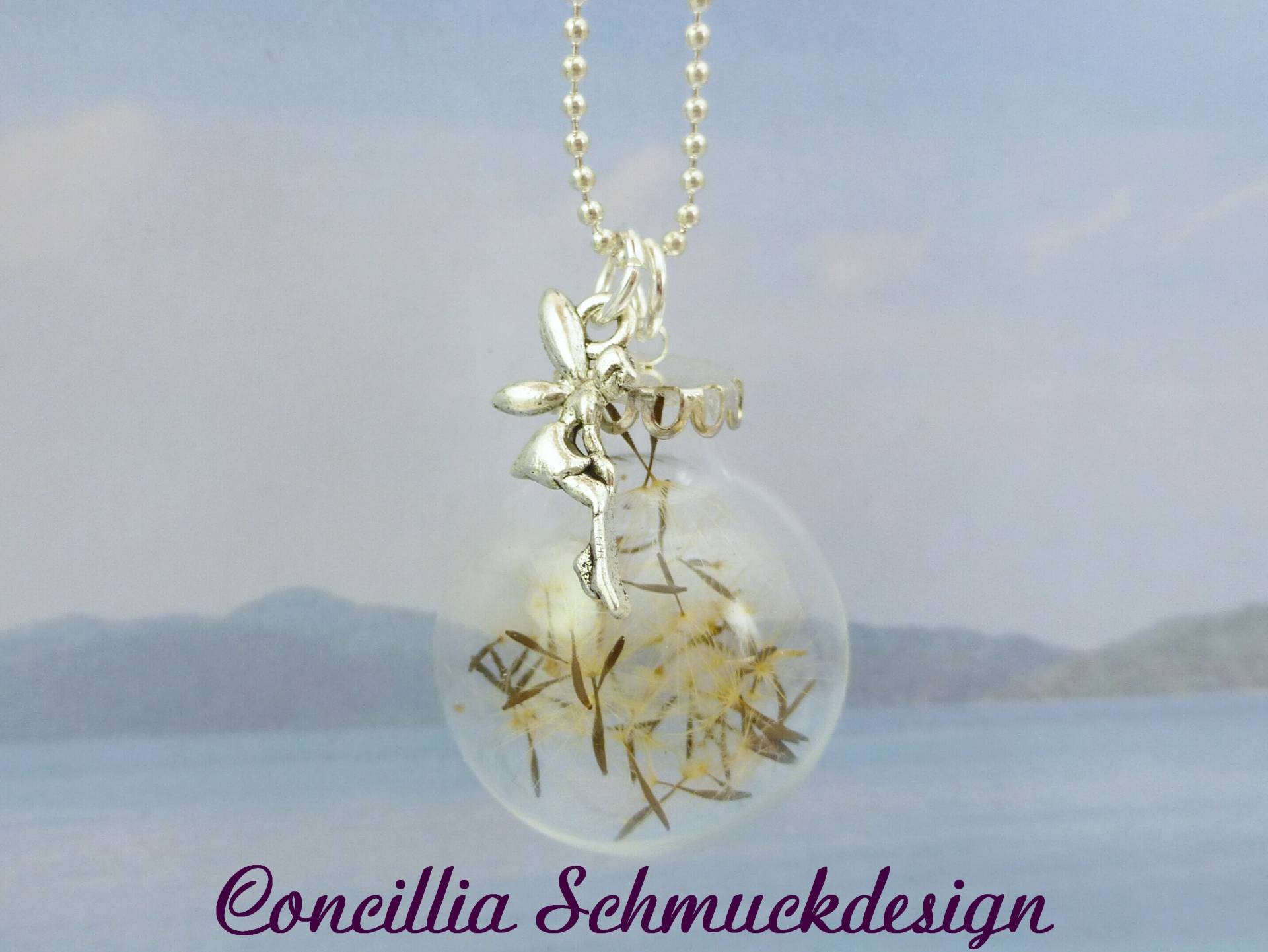 Kette Pusterblume Mit Elfe von concilliadesign