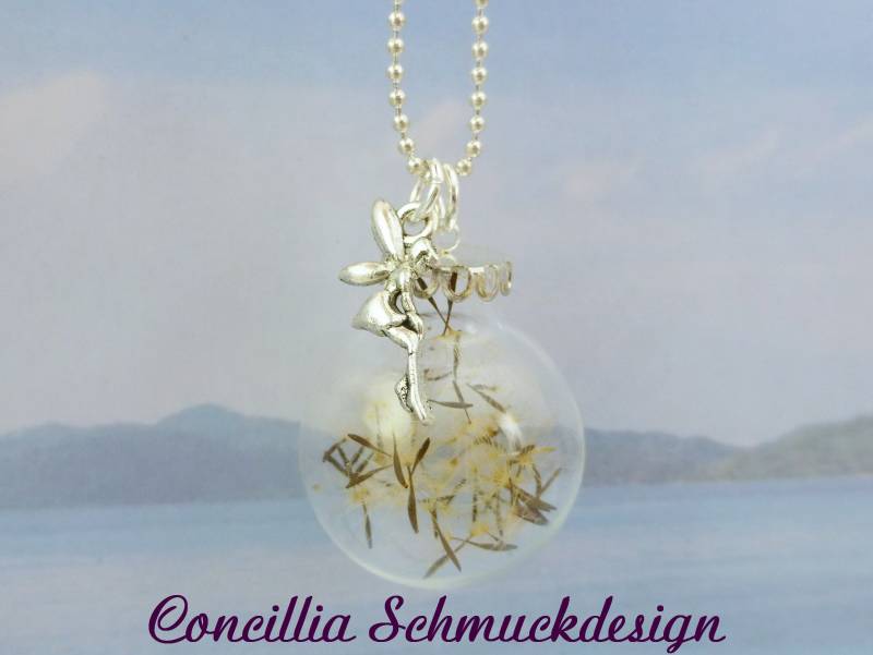 Kette Pusterblume Mit Elfe von concilliadesign