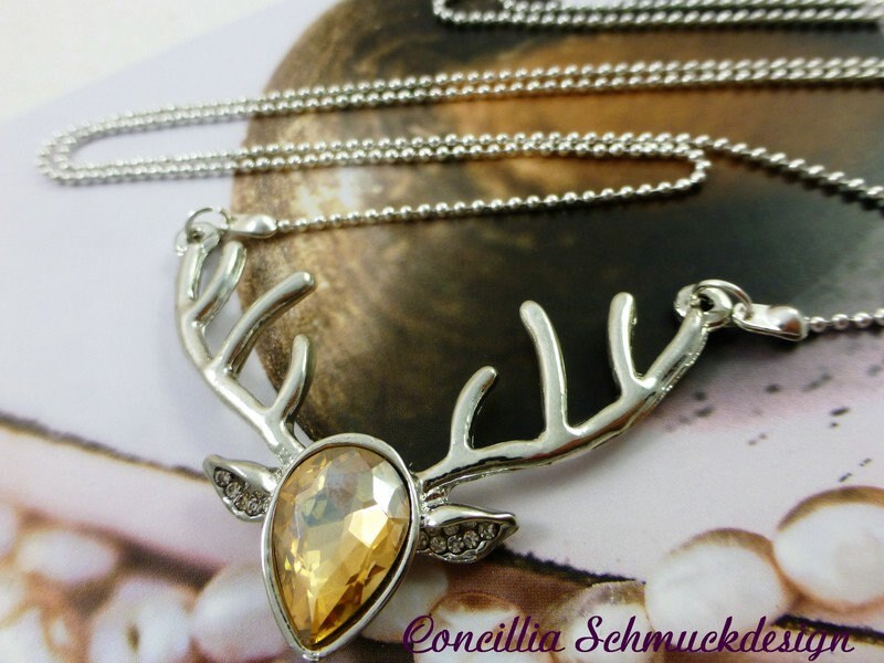 Kette Silberhirsch von concilliadesign
