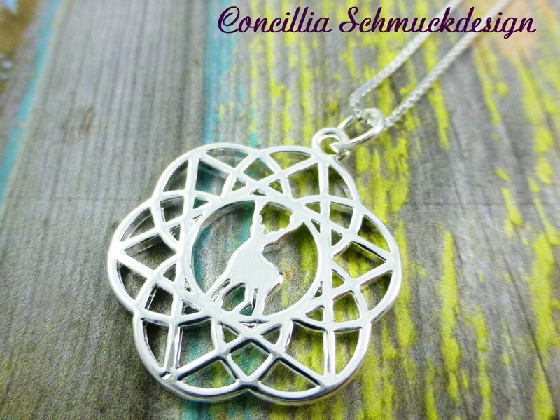 Kette Silberhirsch von concilliadesign