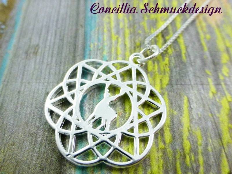 Kette Silberhirsch von concilliadesign