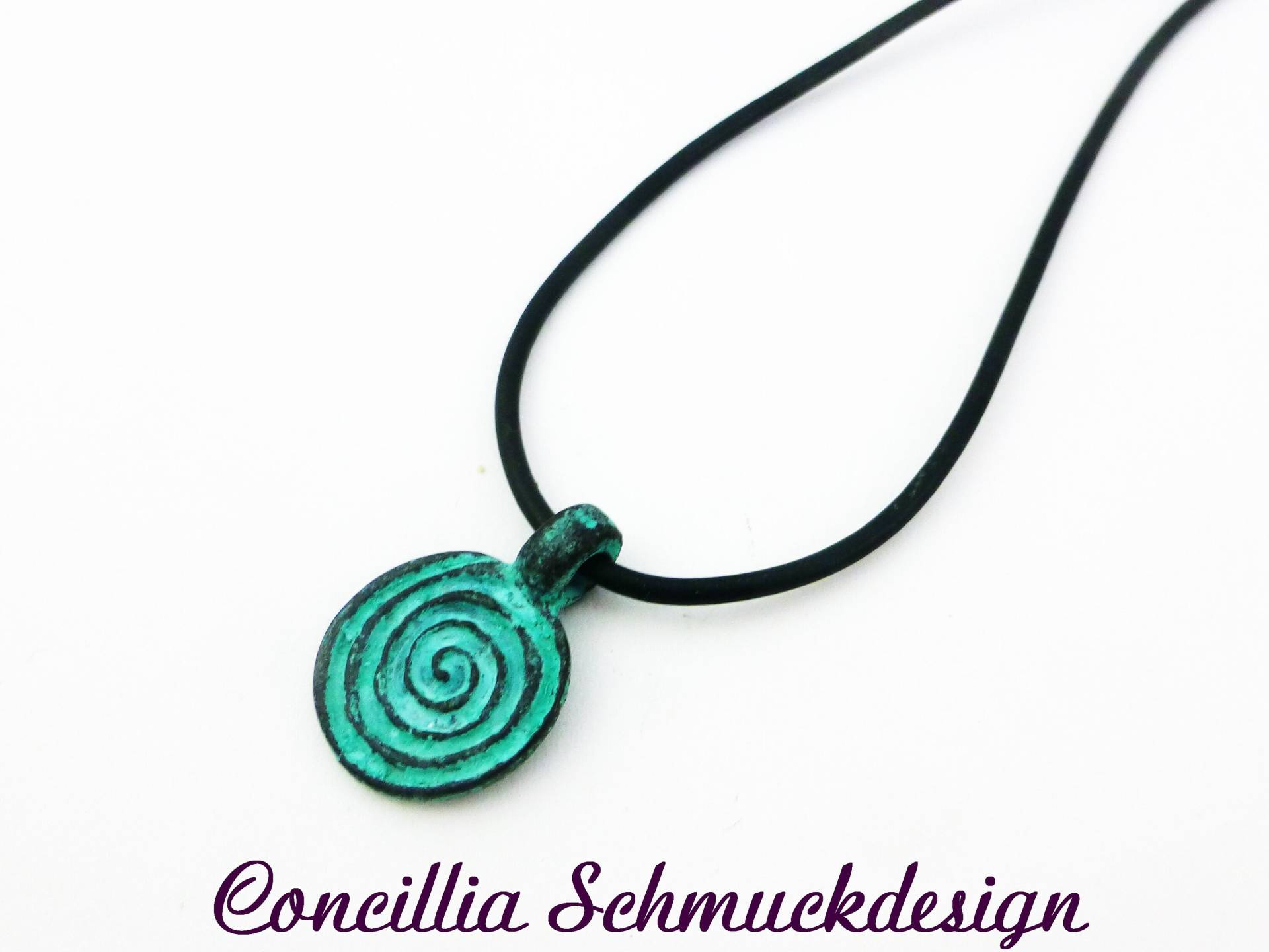 Kette Spirale Türkis von concilliadesign