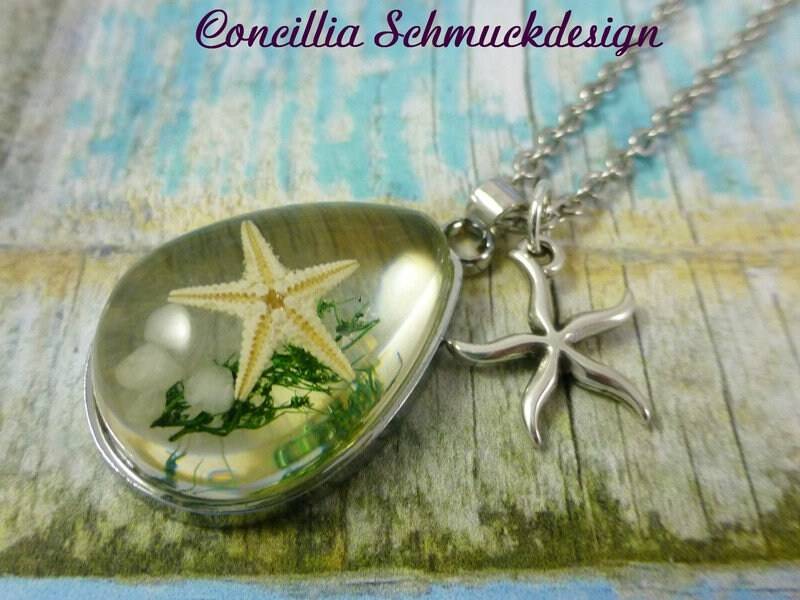 Kette Tropfen Mit Seestern Ii von concilliadesign