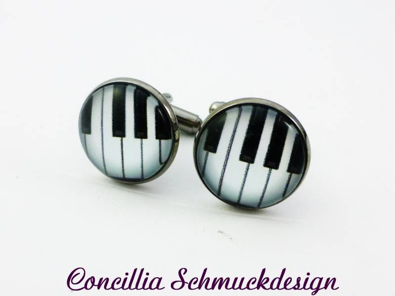 Manschettenknöpfe Klavier von concilliadesign