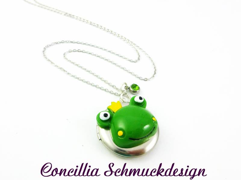 Medaillon Frosch Aufklappbar von concilliadesign