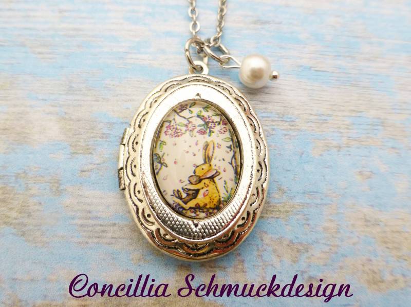 Medaillon Hasen Mama Und Kind von concilliadesign