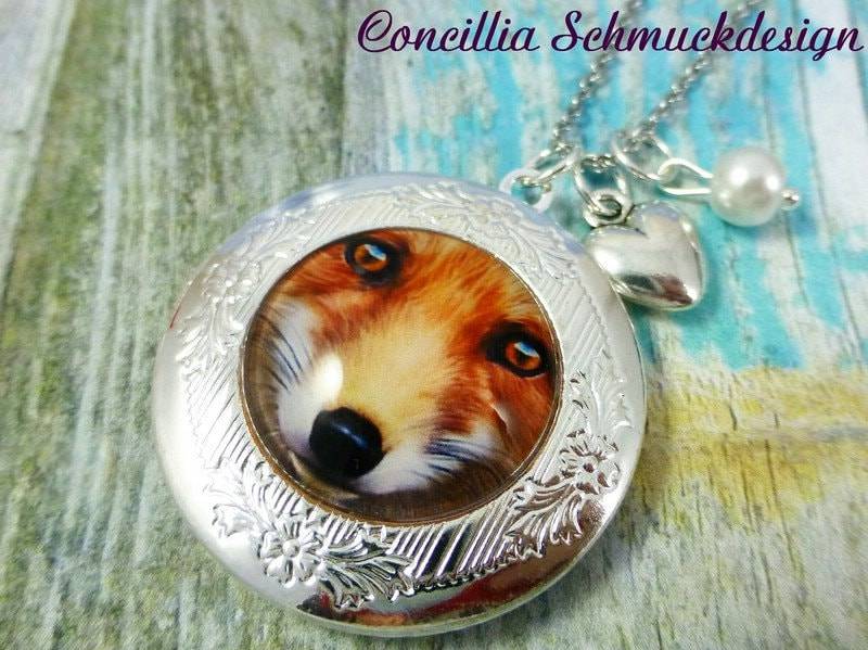 Medaillonkette Fuchs von concilliadesign