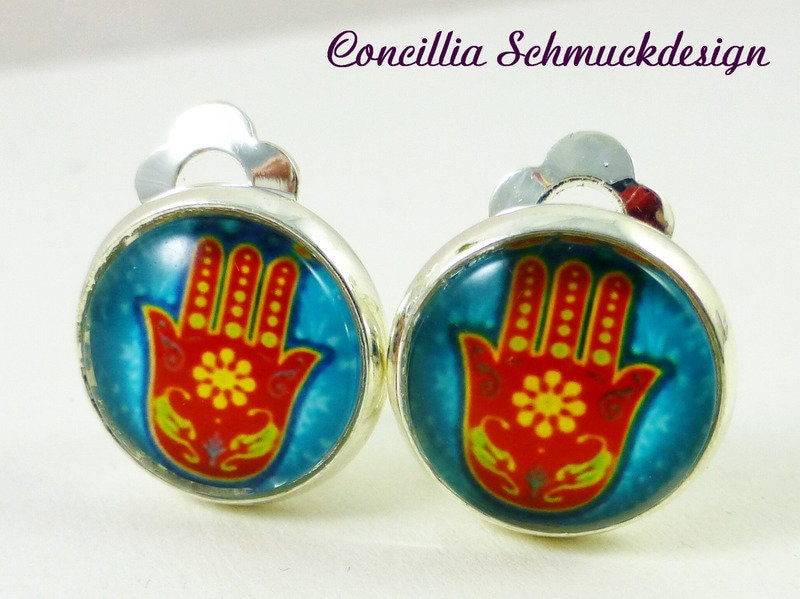 Ohrclips Hand Der Fatima von concilliadesign