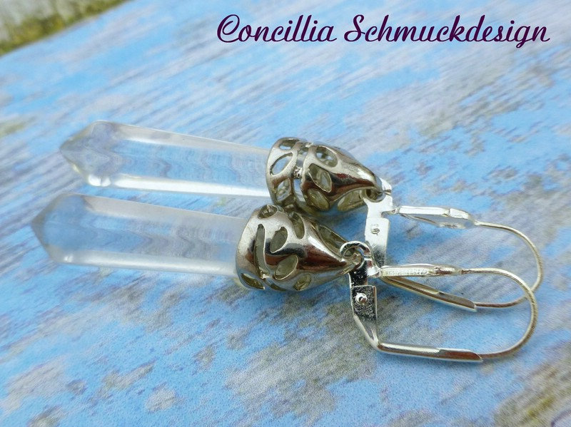 Ohrringe Bergkristall von concilliadesign