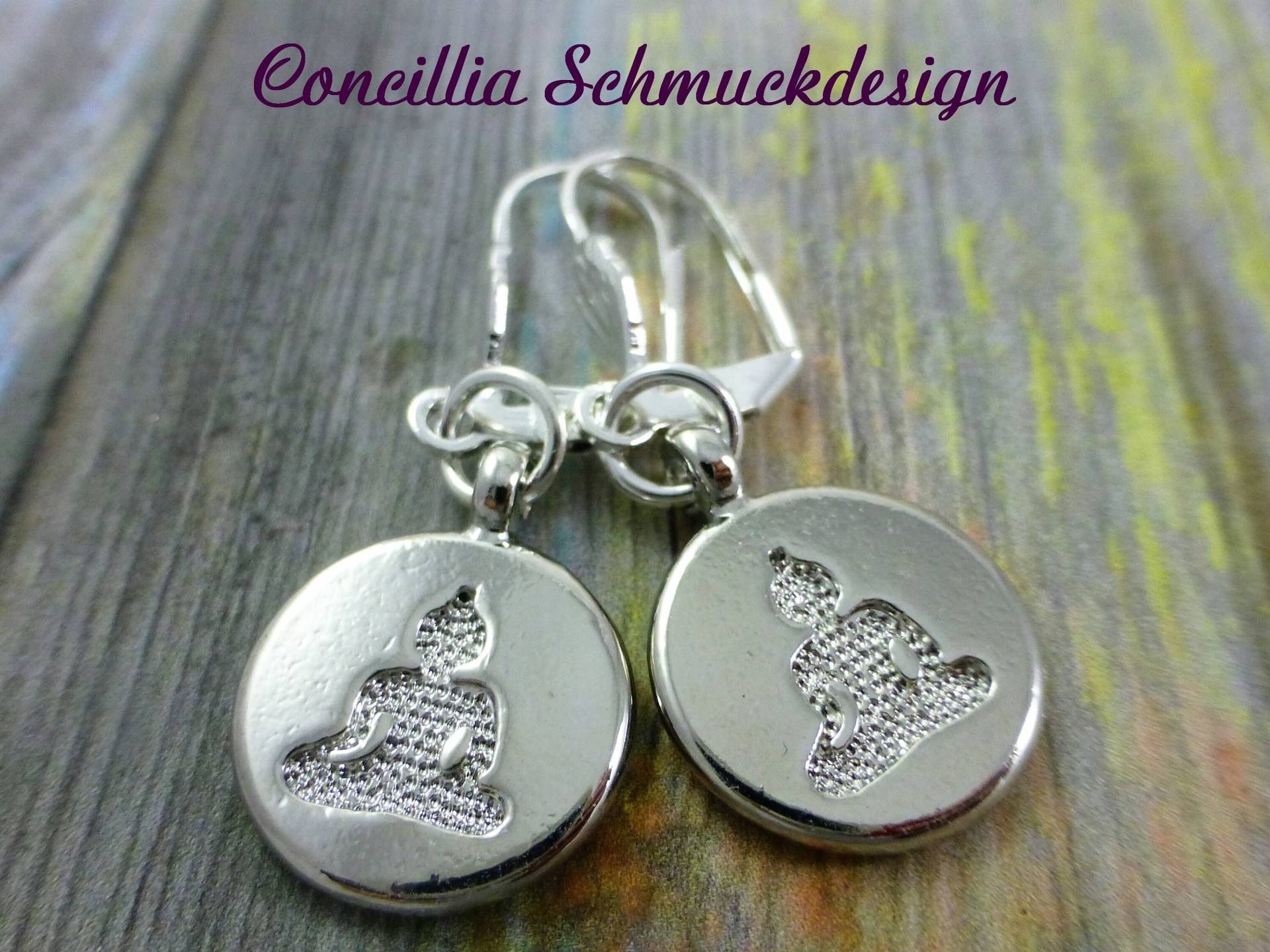 Ohrringe Buddha Edelstahl von concilliadesign