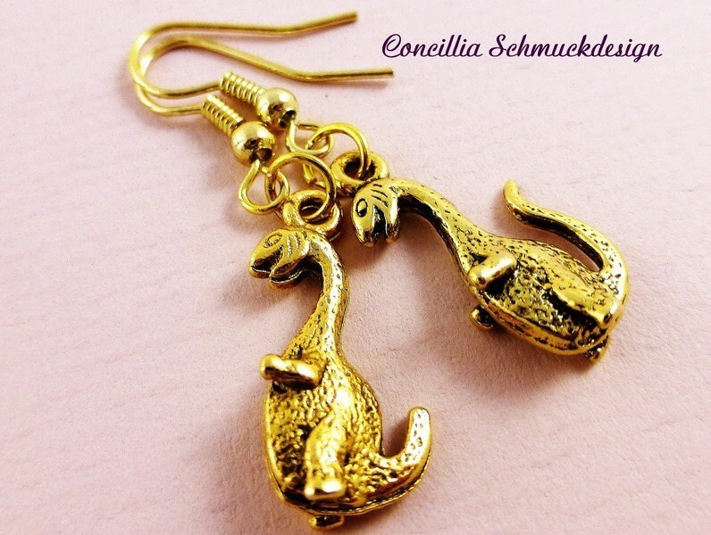 Ohrringe Dinos Gold von concilliadesign