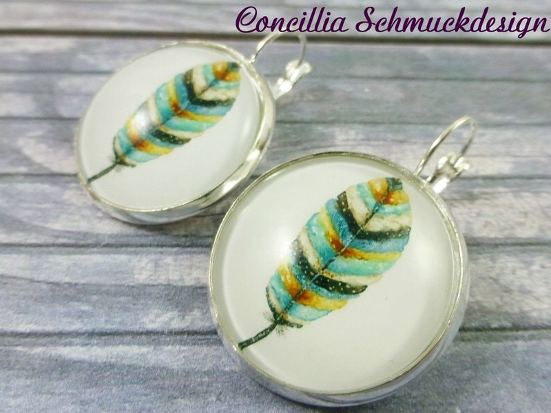 Ohrringe Feder von concilliadesign