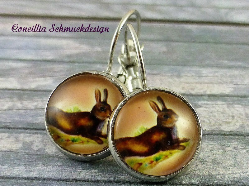 Ohrringe Hase Braun von concilliadesign