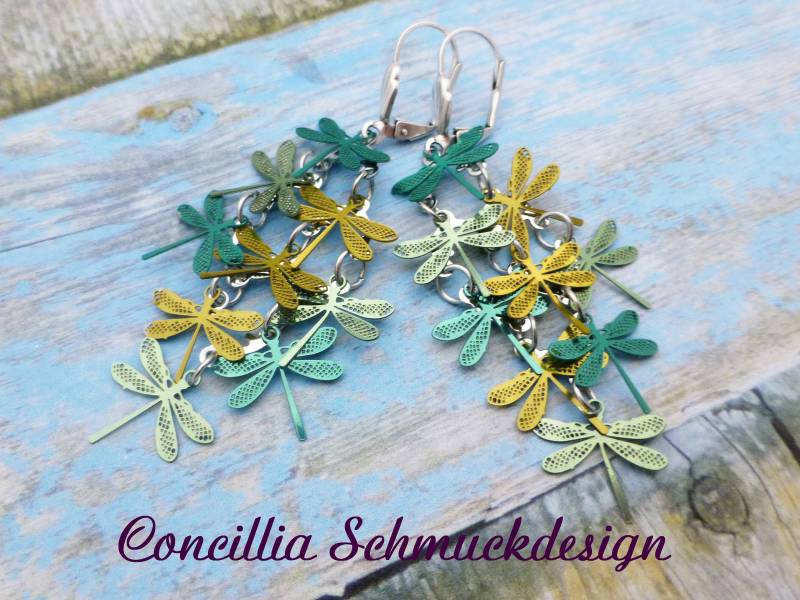 Ohrringe Lang Libellen von concilliadesign