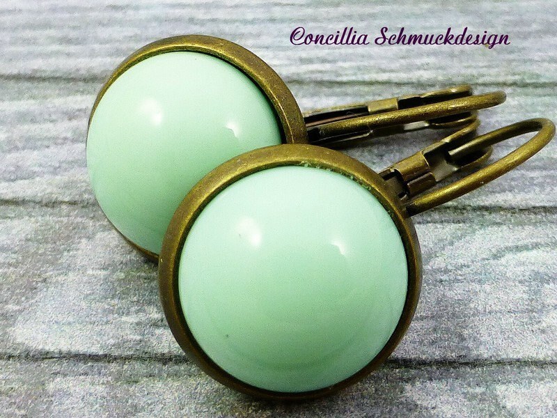 Ohrringe Mint Bronze Ohrringe Mint Bronze von concilliadesign