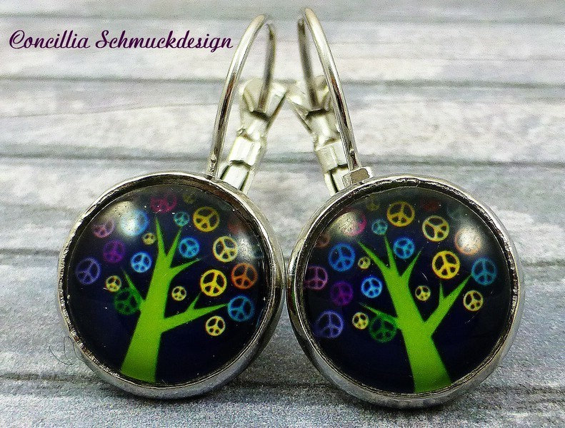 Ohrringe Peace Baum von concilliadesign