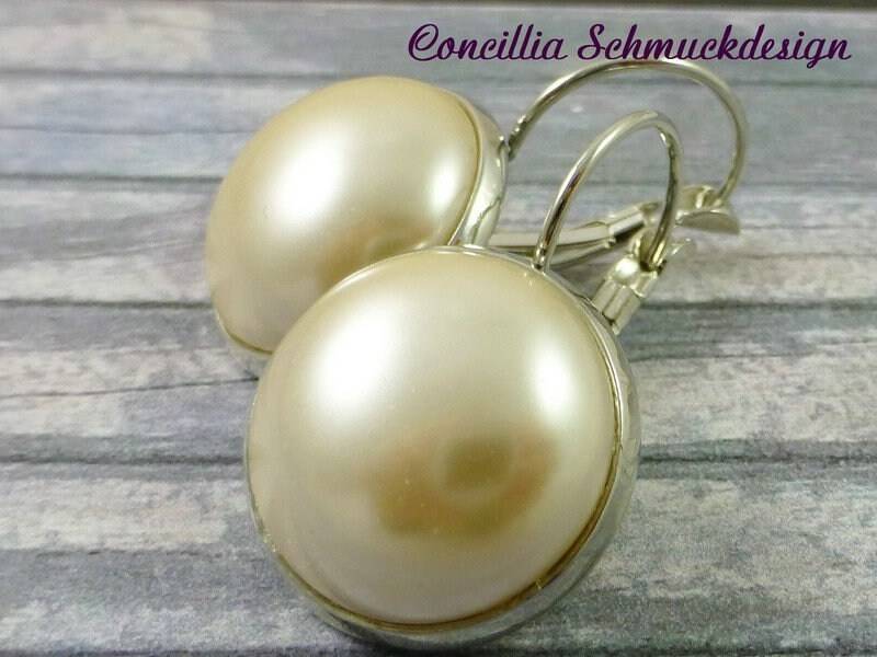 Ohrringe Perlmuttglanz von concilliadesign