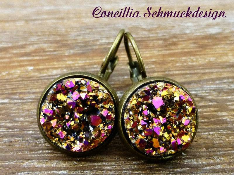 Ohrringe Pink Lava von concilliadesign