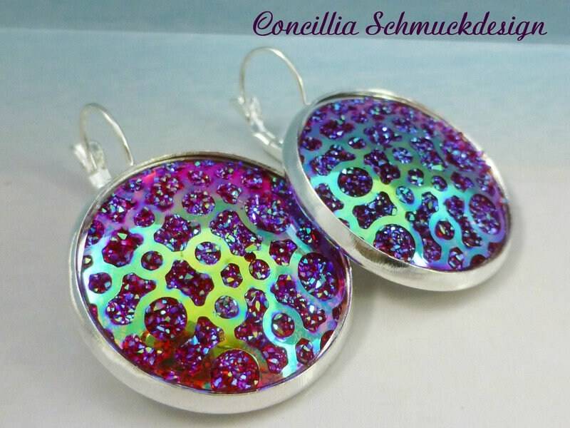 Ohrringe Rainbow Rot von concilliadesign