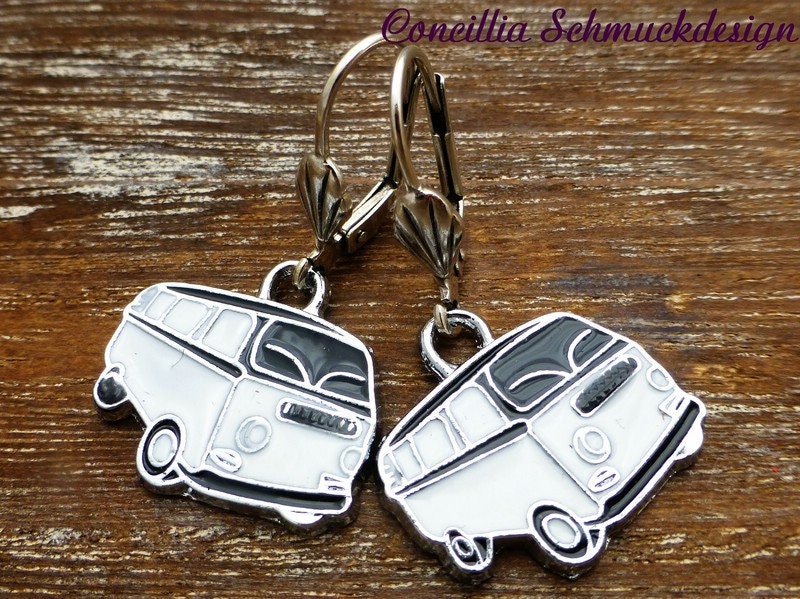Ohrringe Retrobus Sw Ohrringe Retrobus Sw von concilliadesign