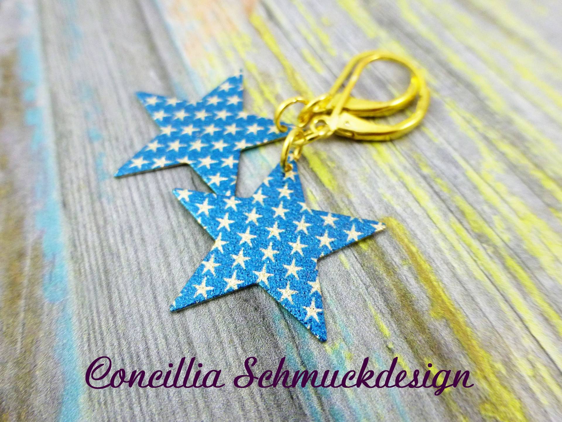 Ohrringe Stern Balu Gold von concilliadesign