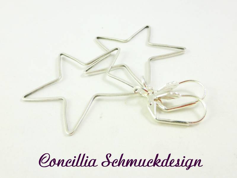 Ohrringe Stern Versilbert von concilliadesign
