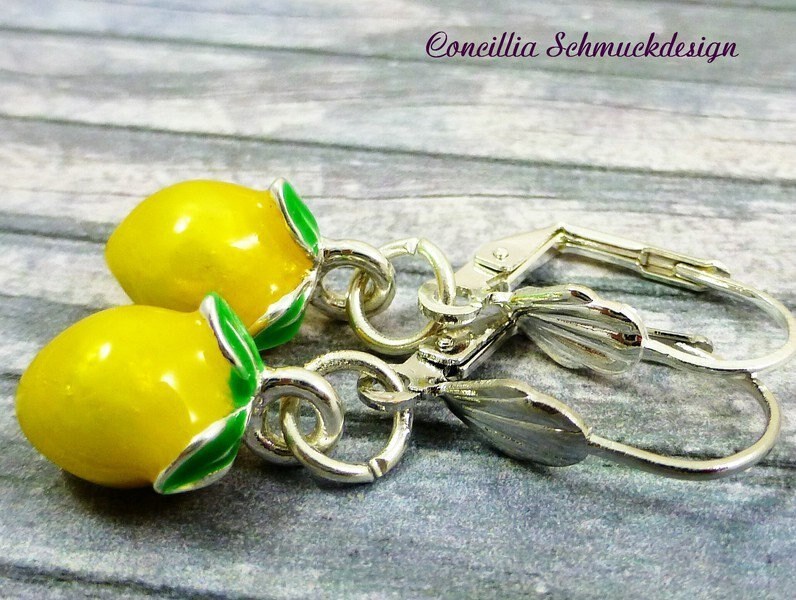 Ohrringe Zitrone von concilliadesign